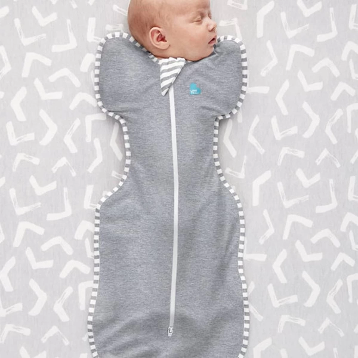 Love To Dream™ Babyslaapzak Swaddle Up™ - Inbakeren - Baby 0-3 Maanden - 3.5-6 Kg - All Season - Grijs - Afbeelding 12
