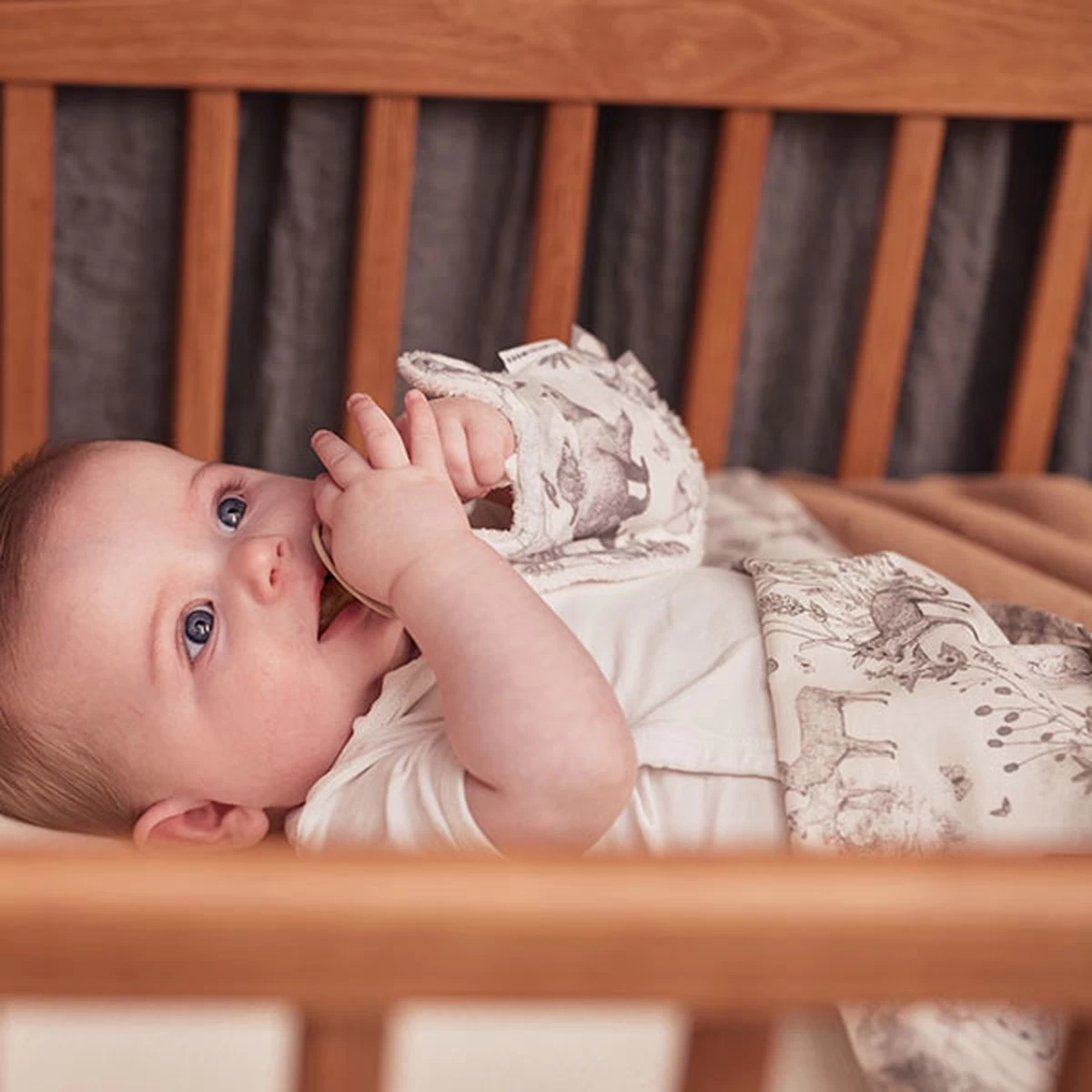 Jollein Baby Dekbedovertrek Met Sloop 100x135/140cm Pimpelmees - Forest Animals - Afbeelding 9