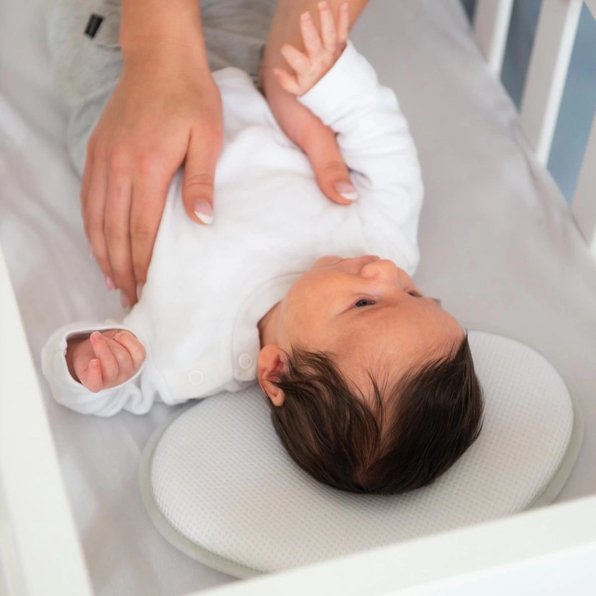 Doomoo Basics Baby Pillow - Klein Ergonomisch Hoofdkussentje - Afbeelding 7