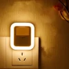 LED Nachtlampje Stopcontact- Led Lamp Met Dag En Nacht Sensor-Met Dimfuncties-warm Licht