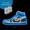 ZoeZo - Neon LED Lamp Blauw - Wit - Air Jordan 1 - Sneaker - Decoratie - USB - Sfeerverlichting - Wandlamp - Nike