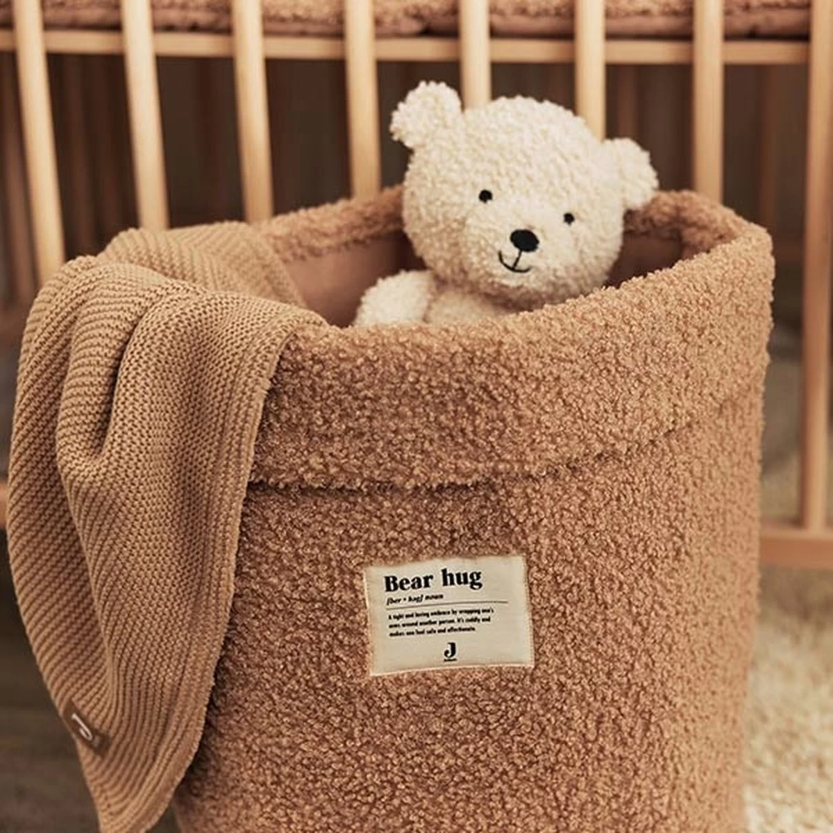 Jollein Opbergmand Boucle - Biscuit - Afbeelding 8