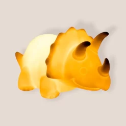 Merkloos Dino Lamp – Dinosaurus Lamp – Nachtlamp – Kinderlampje - Led - Triceratops