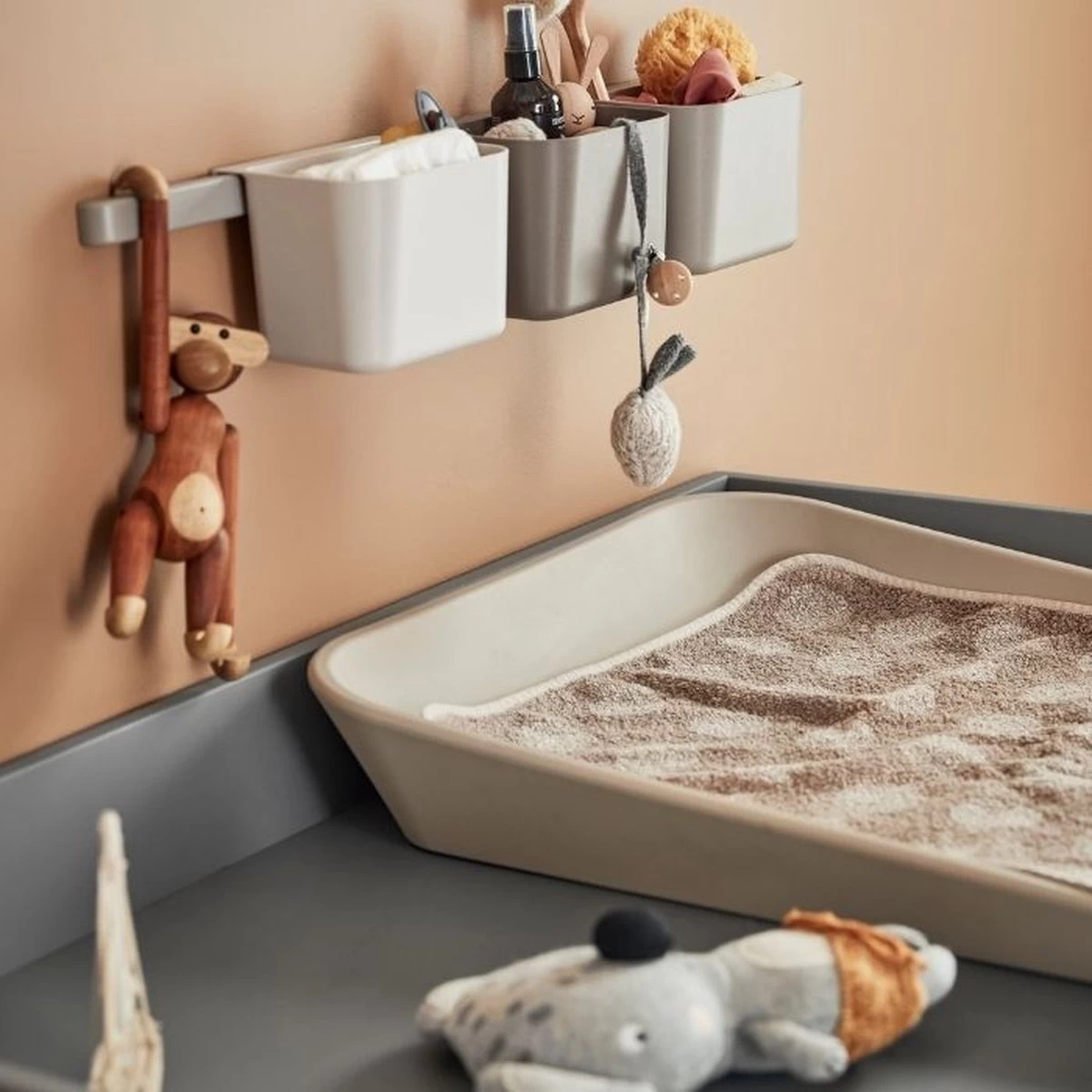 Leander Matty Verschoonkussen / Aankleedkussen - Cappuccino - Afbeelding 4