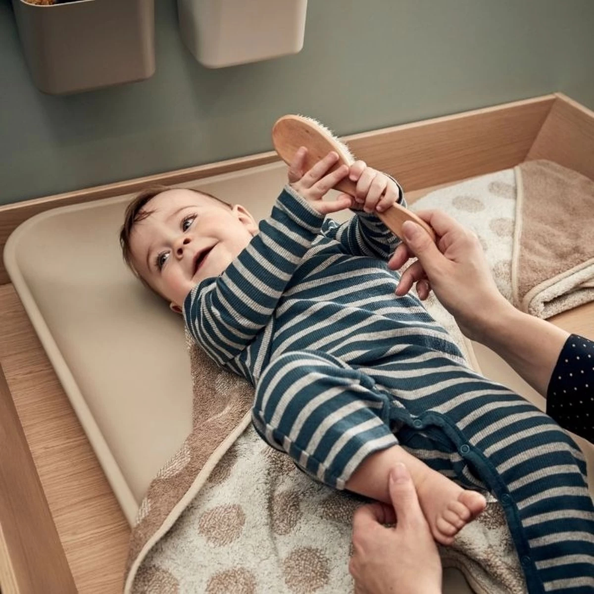 Leander Matty Verschoonkussen / Aankleedkussen - Cappuccino - Afbeelding 5