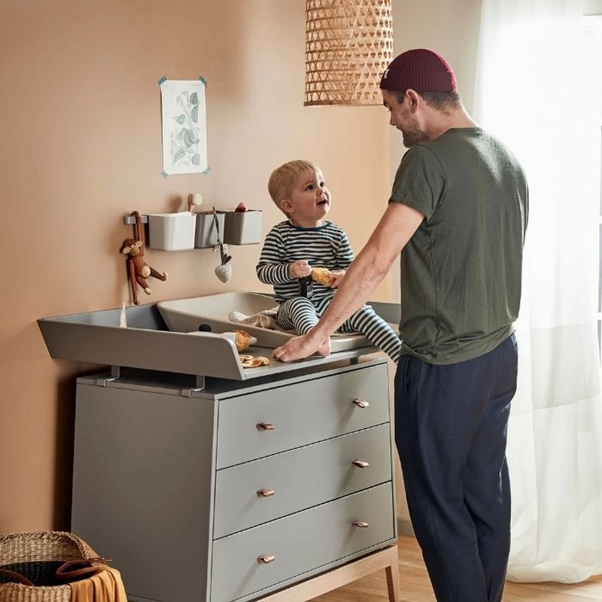 Leander Matty Verschoonkussen / Aankleedkussen - Cappuccino - Afbeelding 11