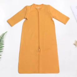 BonBini´s Baby Slaapzak 4 Seizoenen - Baby Slaapzak Winter - Golden Dreams - Maat 98 104 - 100% Organisch Katoen En Afritsbare Mouwen