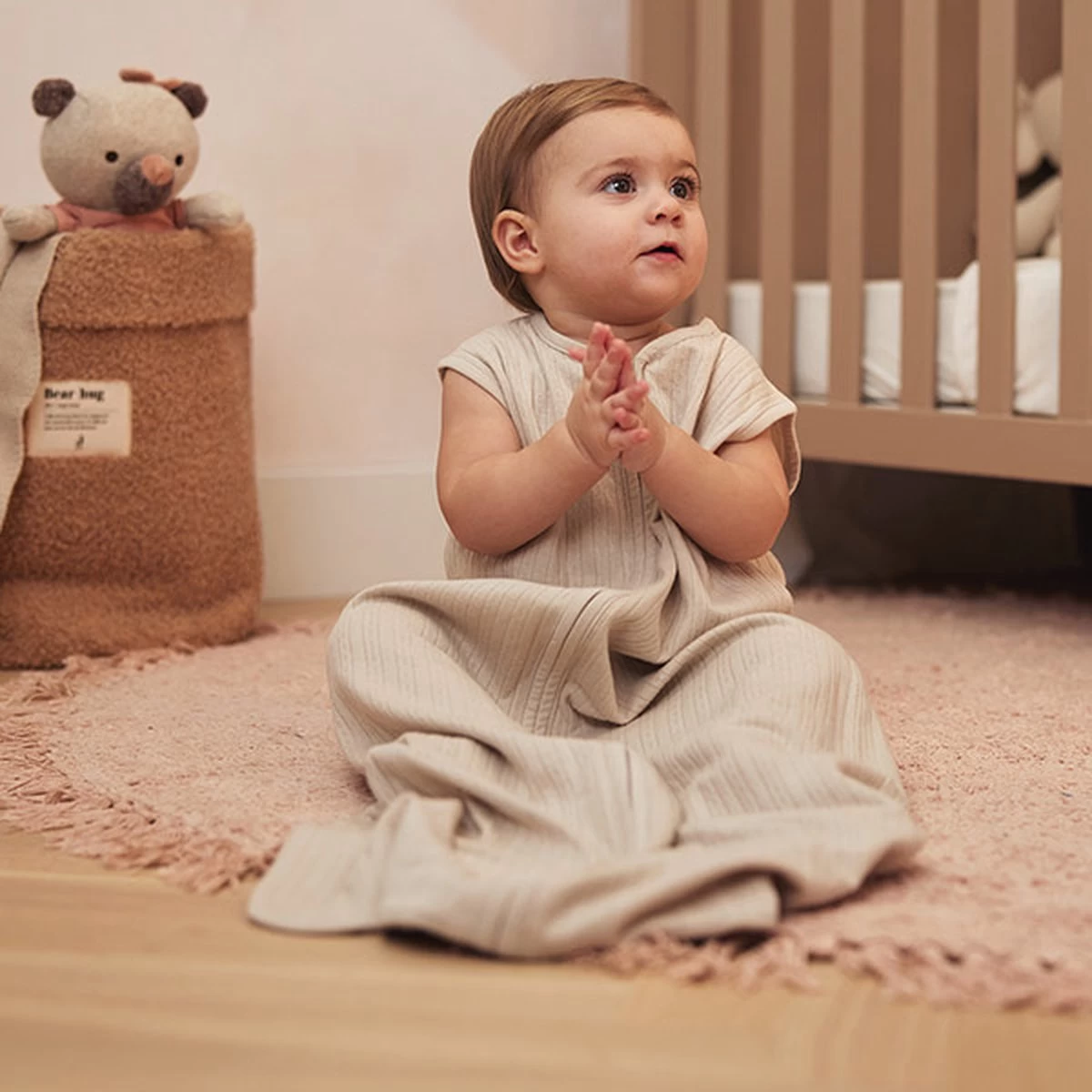 Jollein Zomerslaapzak 110cm Ajour Nougat - Afbeelding 10