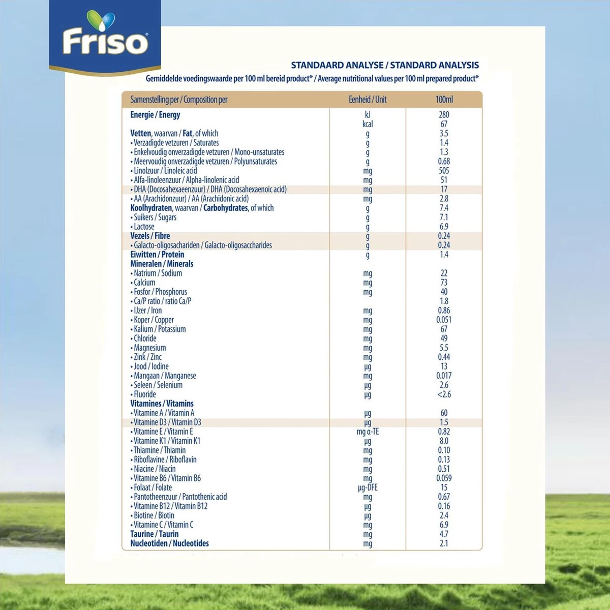 Friso 3 - Opvolgmelk - Vanaf 10 Maanden - 700g - Doos - Afbeelding 2