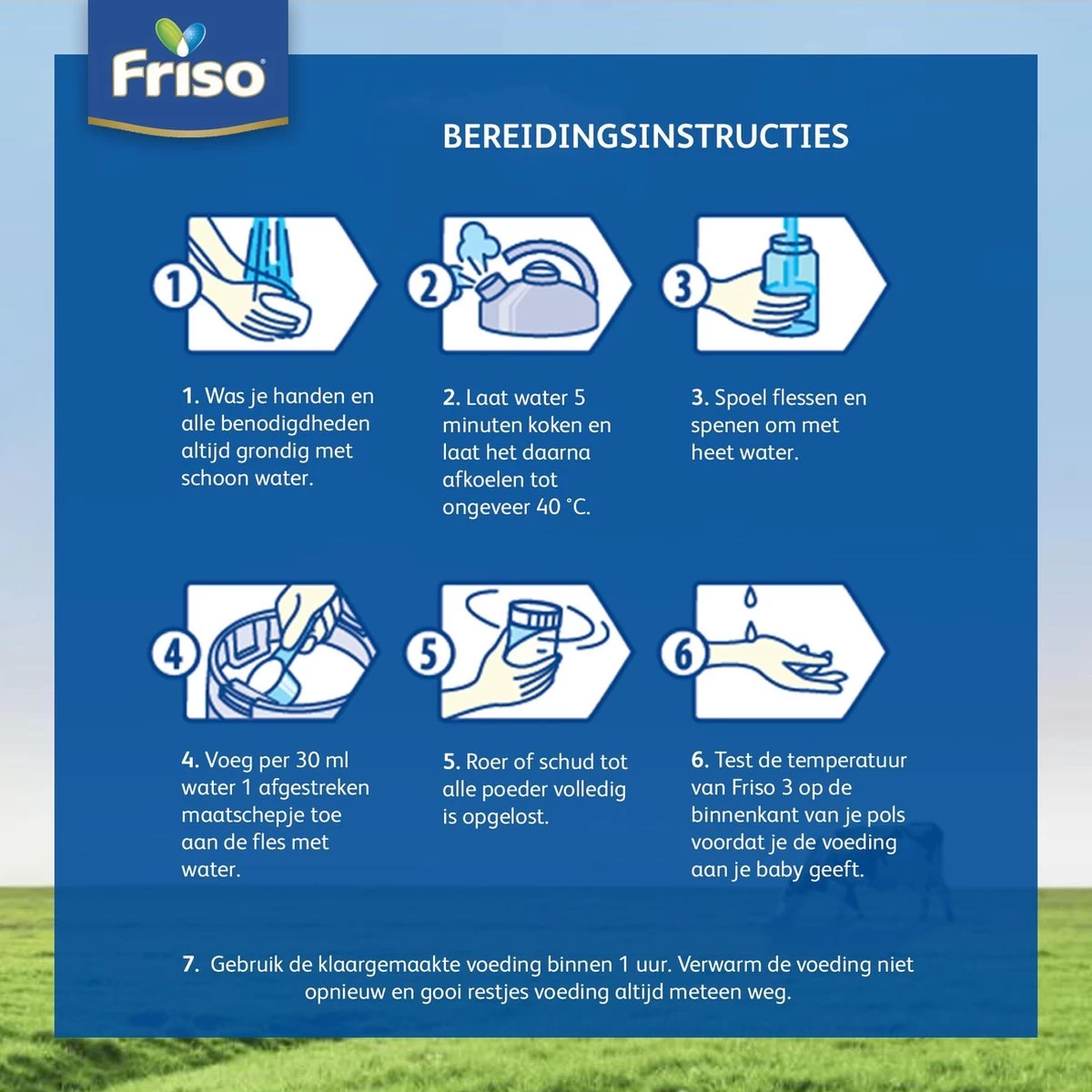Friso 3 - Opvolgmelk - Vanaf 10 Maanden - 700g - Doos - Afbeelding 3