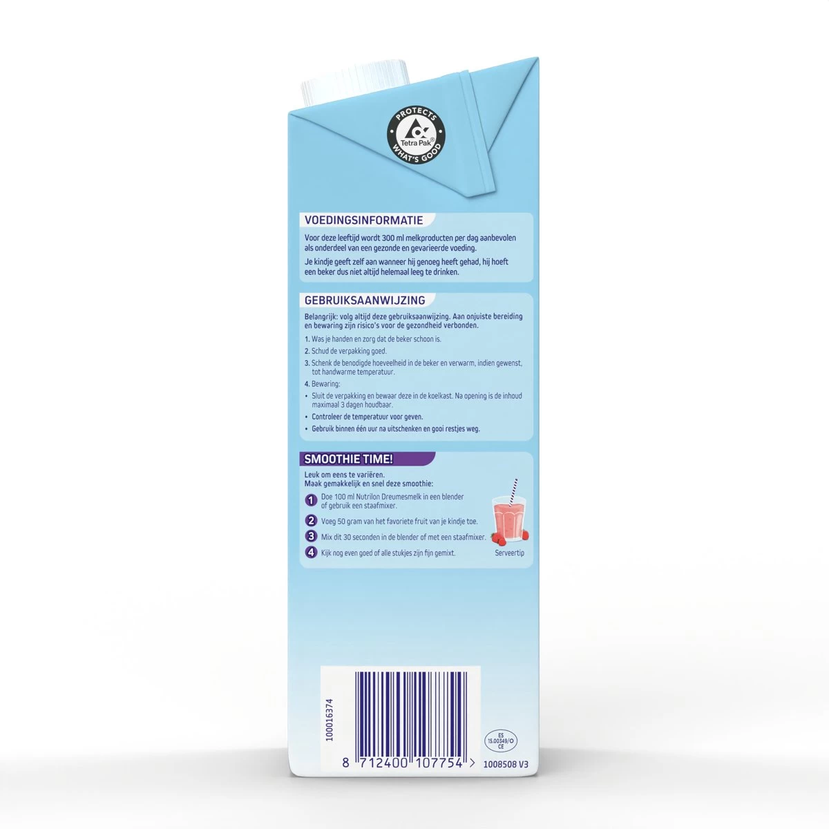 Nutrilon 4 Dreumesmelk Kant & Klaar - Vanaf 1 Jaar - 4 X 1L - Afbeelding 6