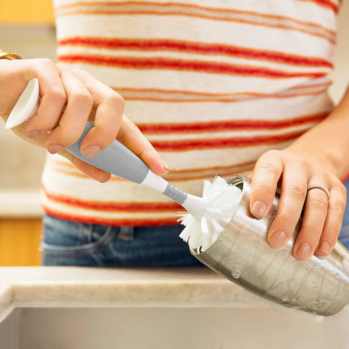 Munchkin Bristle/flessenborstel Grijs - Afbeelding 2