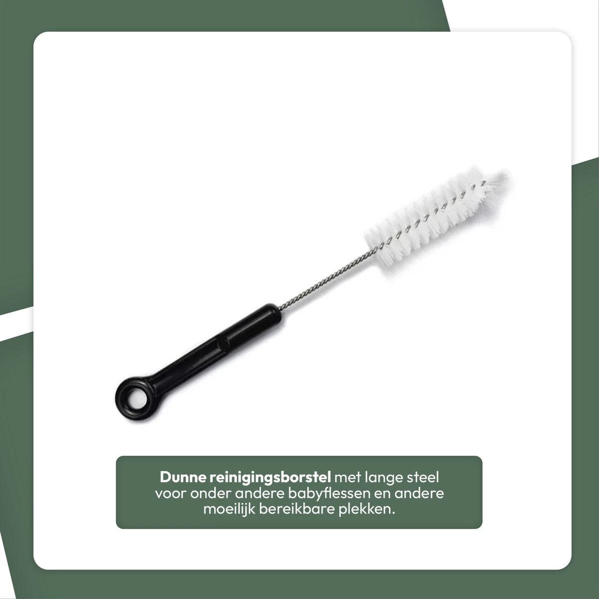 STACK Flessenborstel Set | Speenborstel Set - Flessen Reiniger Set - Melkfles Borstel Set - Drinkfles Reiniger Set - Schoonmaakborstel Set - Flessenreiniger Set - Pijpenborstel - Kras En BPA Vrij - 5 Delige Set Voor Ieder Oppervlak - Afbeelding 11