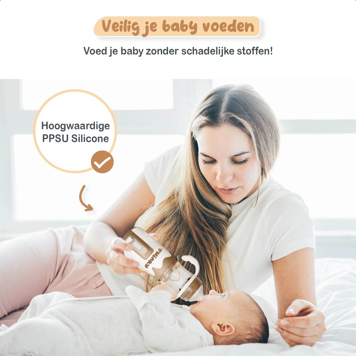 Twinky® Bottlewarmer GO – Draagbare Baby Flessenwarmer Voor Onderweg En Thuis – Incl. PPSU-Kwaliteit Babyflesje + Poederdoosje – USB-C Oplaadbaar - Afbeelding 10