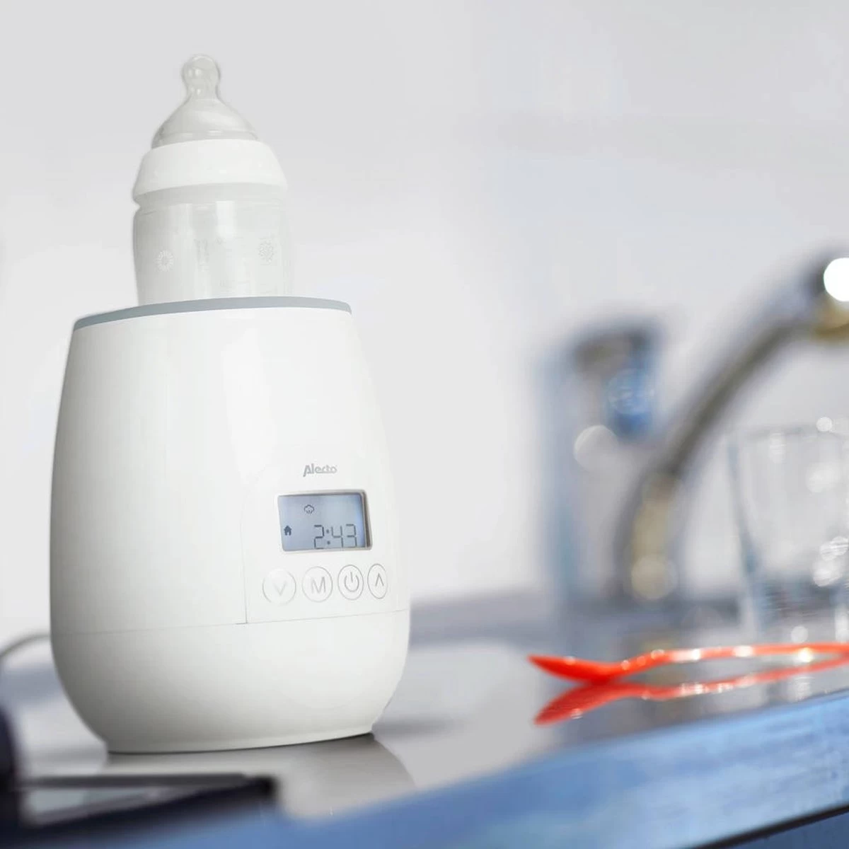 Alecto BW-700 - Snelle Digitale Flessenwarmer 500W Voor Opwarmen, Steriliseren En Ontdooien - Inclusief Stoomkap - Bediening Via Display - Wit - Afbeelding 16