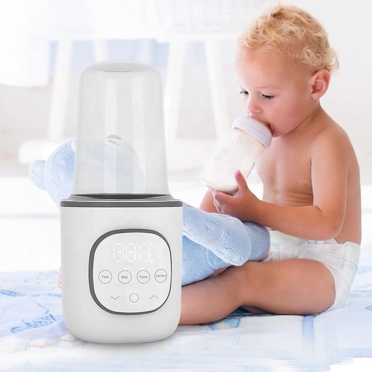 SUBADA S7608 - Flessenwarmer Met Snelle Opwarming - Babyvoeding En Sterilisator - 24-uur Warmhouden - Afbeelding 2