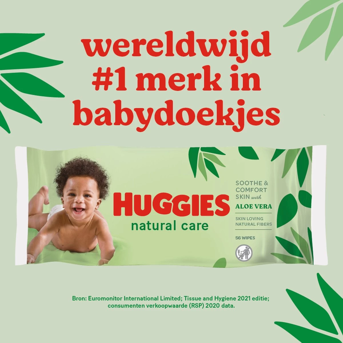 Huggies Billendoekjes - Natural Care - 10 X 56 Stuks - 560 Doekjes - Voordeelverpakking - Afbeelding 8