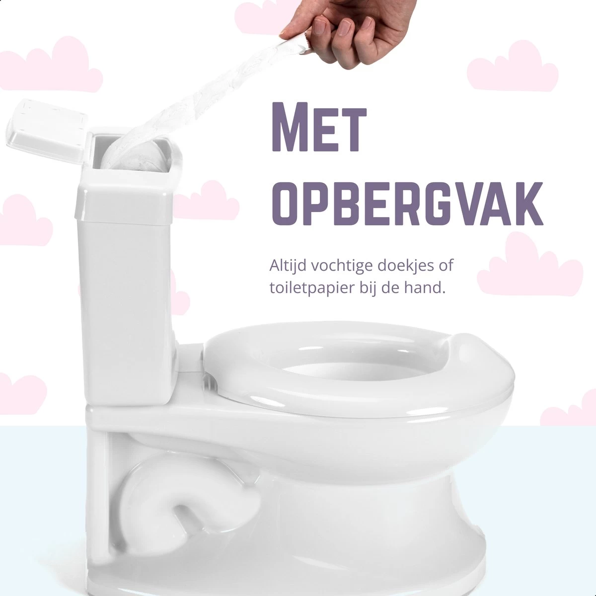 Casteleyn - Plaspotje - WC Potje - Toilet Trainer - Kinder Toilet - Met Geluid - Tot 21KG - Wit - Afbeelding 6