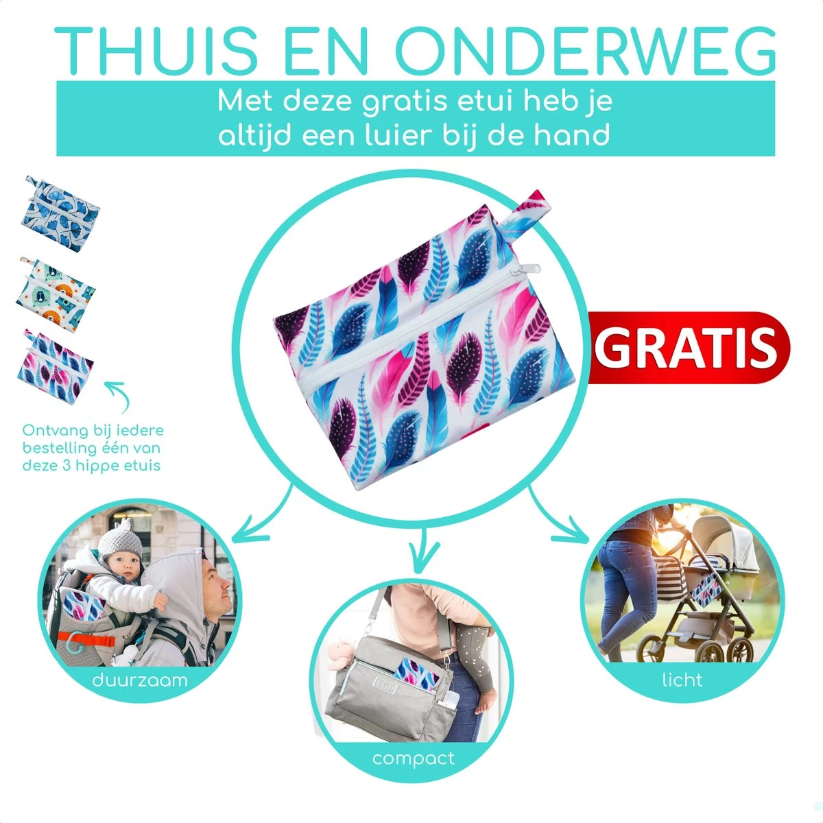 Pure Sensation® Luieremmer Navulling - 3 Stuks - Geschikt Voor Korbell - Inclusief Extra Luier Etui - Navullingen 15/16 Liter - Luieremmer Zakken - Luieremmernavullingen - Luieremmers - Korbell Luieremmer – Luiertasje - Korbell Navulling - Afbeelding 4