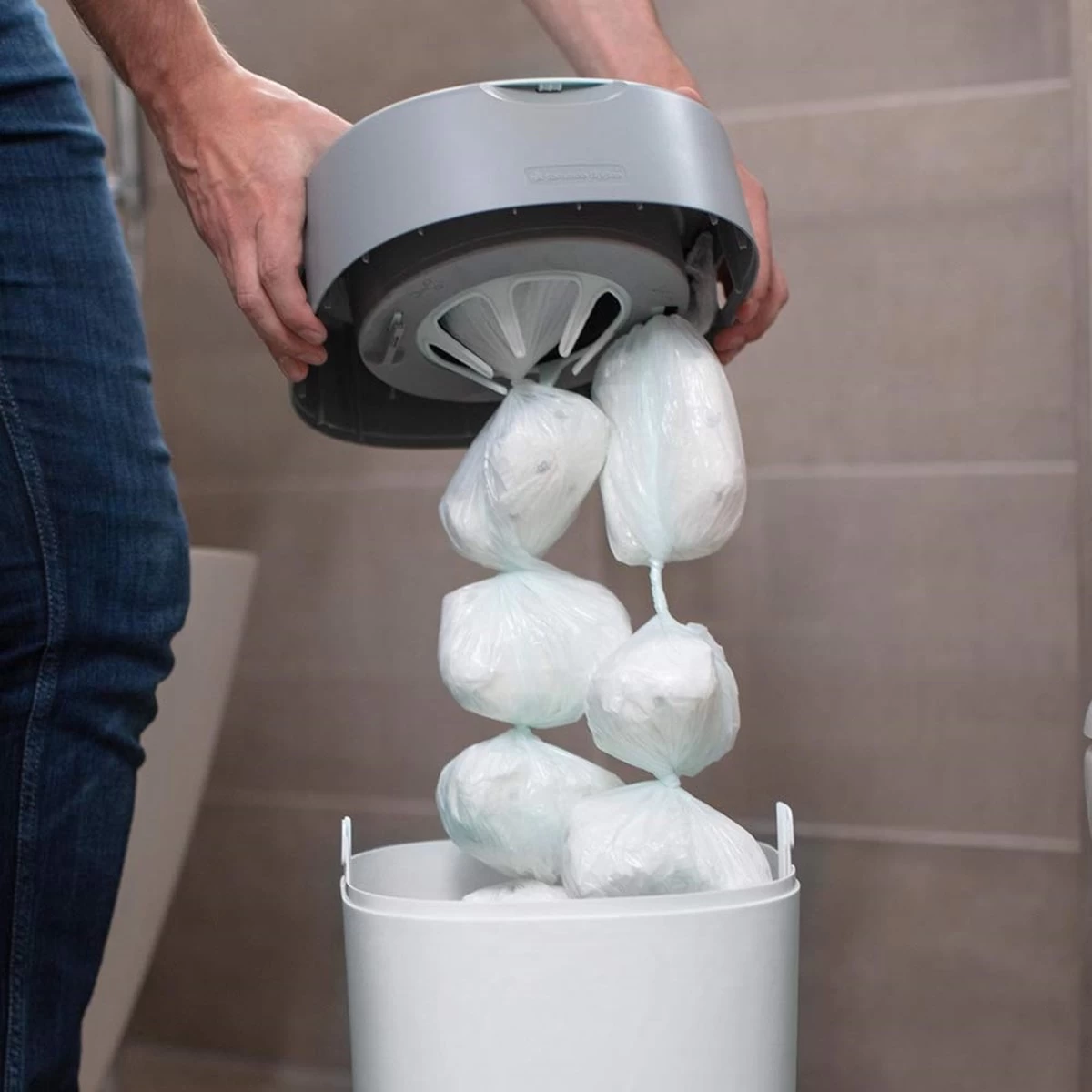 Tommee Tippee Twist & Click Milieuvriendelijke Luieremmer Navulling - Duurzaam Geproduceerde Greenfilm - 3 Stuks - Afbeelding 2