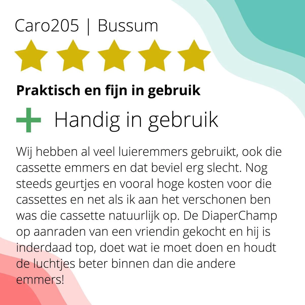 Luieremmer Medium Zilver - Middel - Zonder Navulling - Geschikt Voor Pampers En Huggies - Stoma - Afbeelding 10