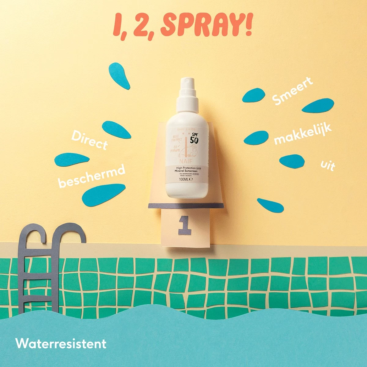 Naïf Zonnebrand Spray SPF50 Volwassenen & Zonnebrand Spray SPF50 Voor Baby En Kind – 100ml – Met Natuurlijke Ingrediënten - Afbeelding 3