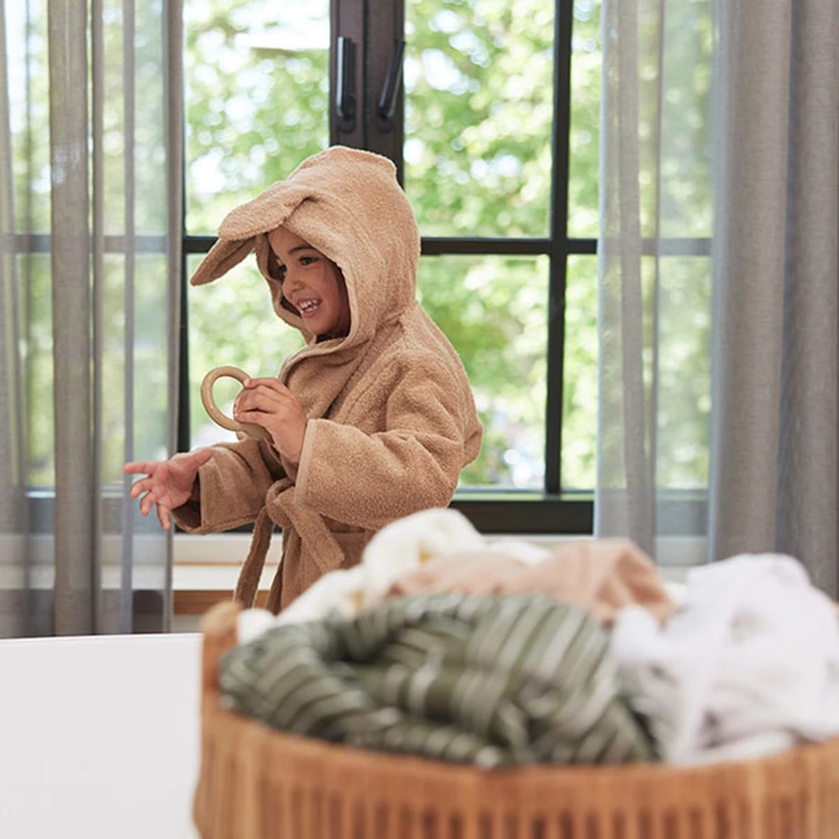 Jollein Badjas 1-2 Jaar - Biscuit - Afbeelding 11