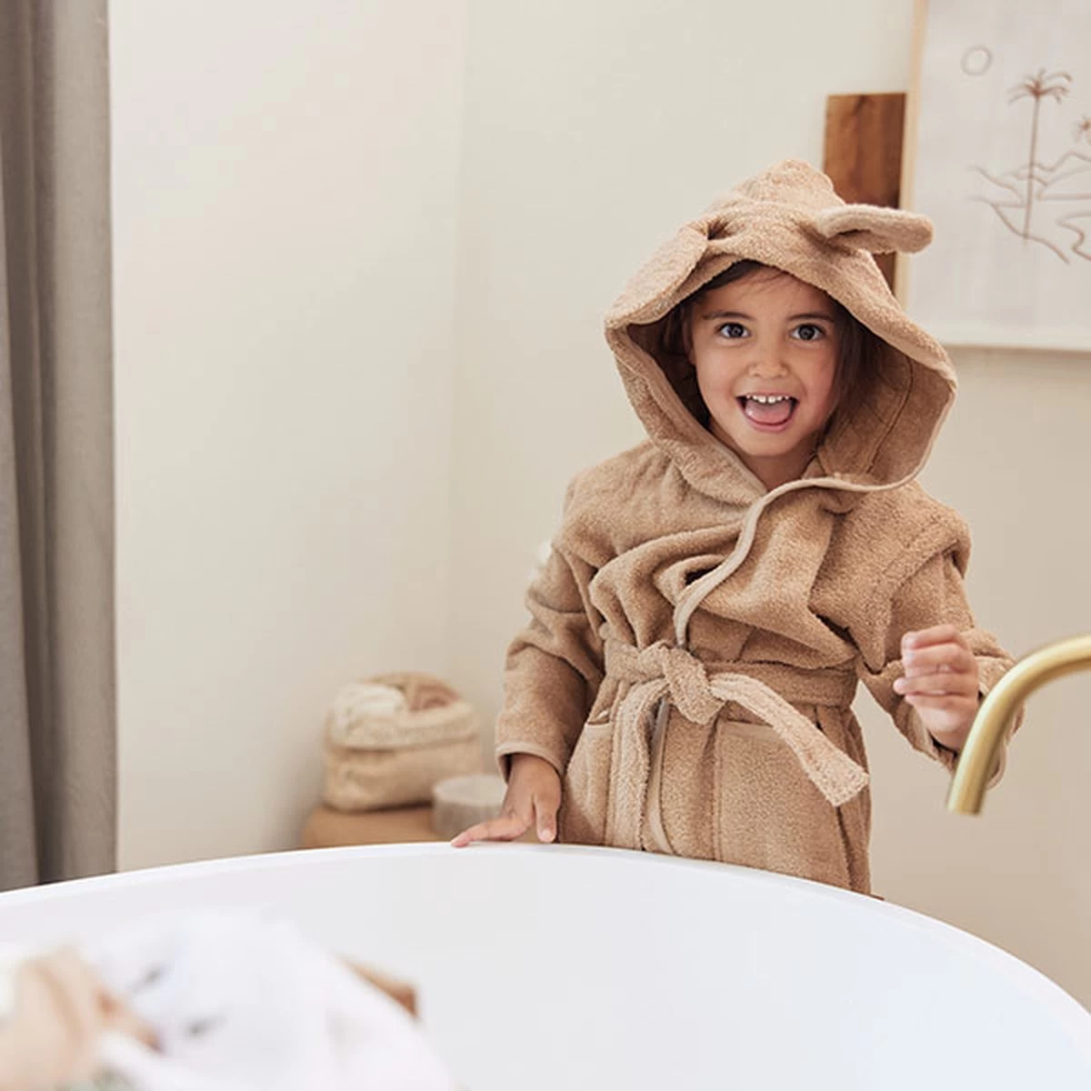 Jollein Badjas 1-2 Jaar - Biscuit - Afbeelding 12