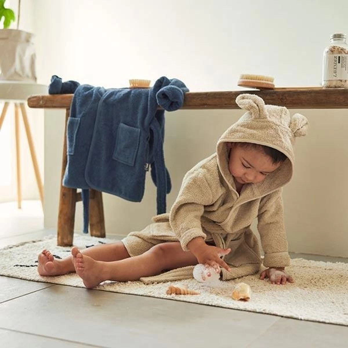 Jollein Baby Badjas 1-2jr - Nougat - Afbeelding 18