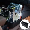 Merkloos Decopatent® Autostoel Organizer - Voor Tussen Auto Stoel / Console - Bekerhouder & Telefoonhouder - Opbergvakken - Auto Organiser