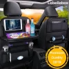 Merkloos PREMIUM Autostoel Organizer - Carseat Organiser - Auto Stoel Organizer - Tablet Houder - Auto Tafeltje - Auto Organizer - Beker Houder - Paraplu Houder - Tissue Doos Houder
