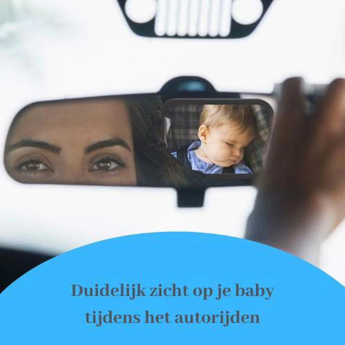 Autospiegel Baby - Maxi Cosi Spiegel - Baby Spiegel Auto - Achteruitkijkspiegel - Veiligheidsspiegel - Afbeelding 8