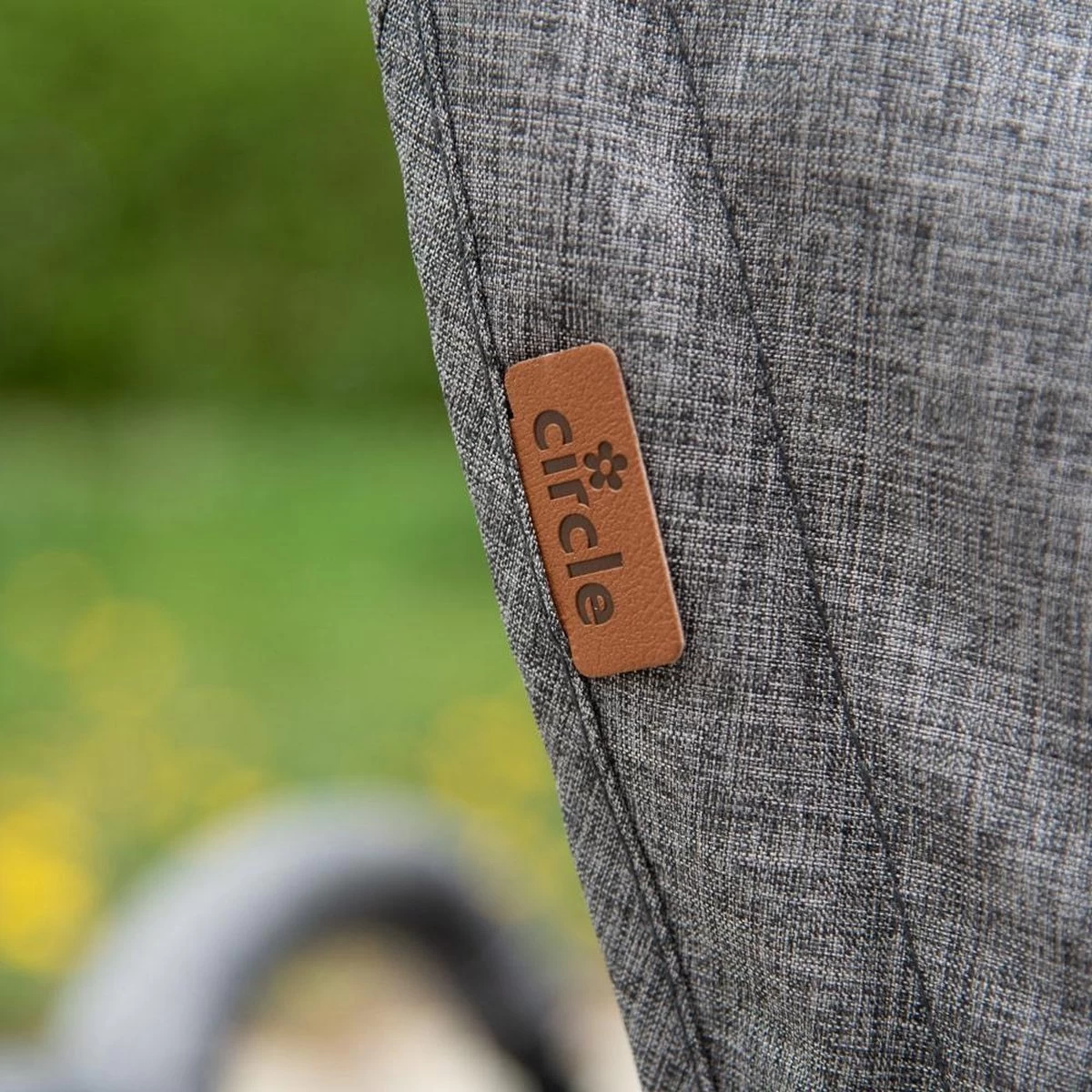 ABC Design Duo Kinderwagen Twin Circle Line - Inclusief Regenhoes - Woven Graphite - Afbeelding 5