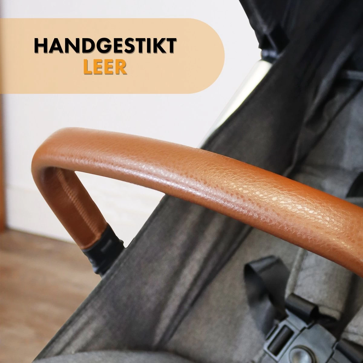 Deryan Luxe Rolo X2 Dubbele Buggy - Duo Buggy - Grijs - Afbeelding 11