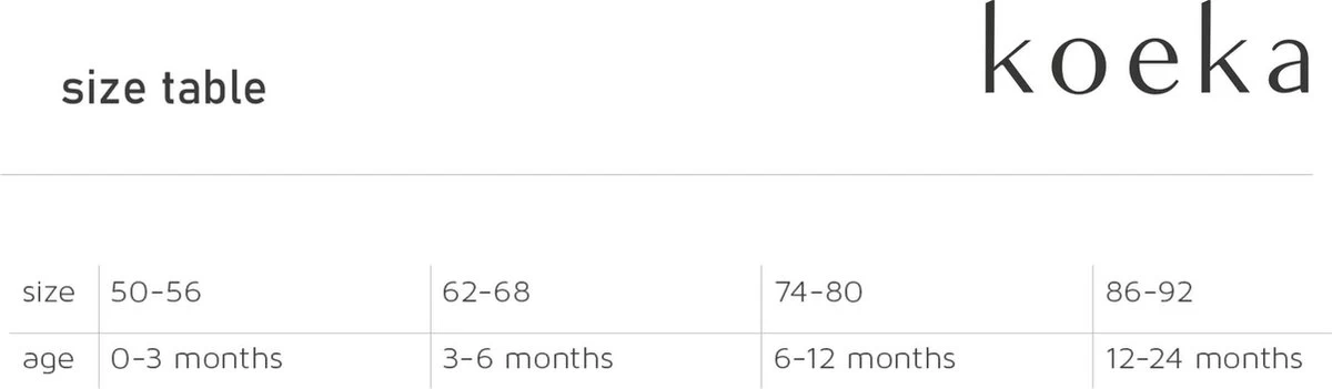 Koeka Baby Badjas Dijon Daily - 62/68 - Zand - Afbeelding 6