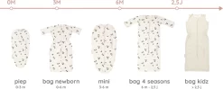 Puckababy Babyslaapzak Bag Newborn 0-6 Maanden - 70 Cm - Alle Seizoenen - Lucky Clover