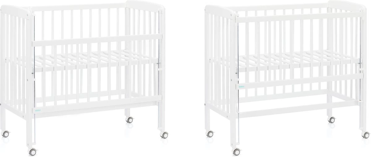 Wieg - Co-sleeper XL - 2 In 1 - 90 X 45 Cm - Incl. Matras - Massief Beukenhout – Nino - Fillikid - Afbeelding 10