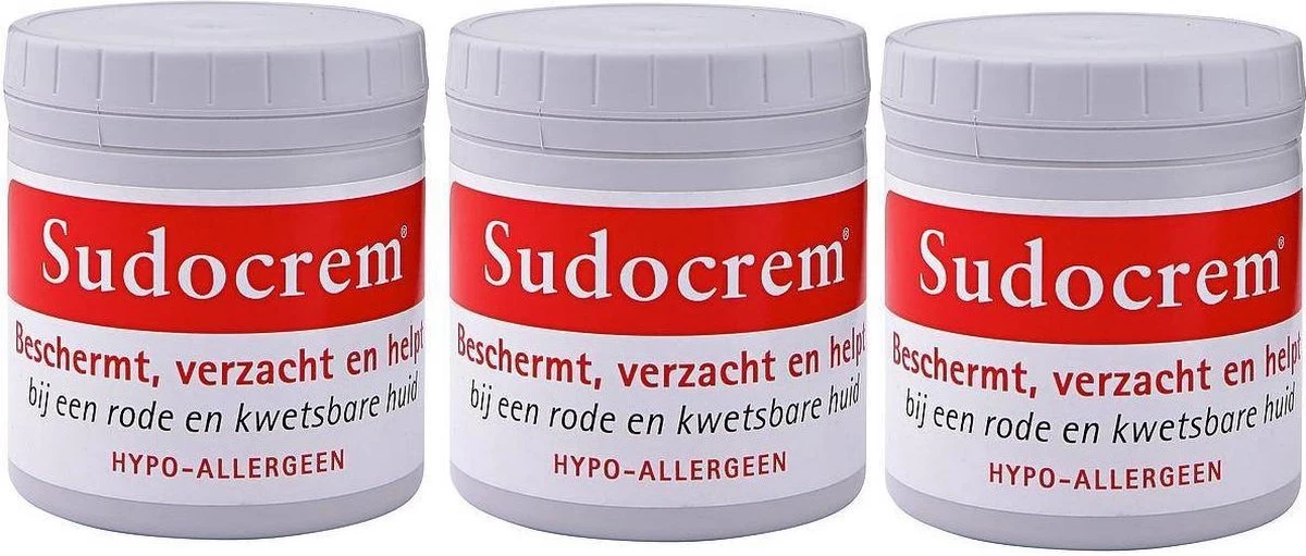 Sudocrem - Luierzalf - 3 X 250 Gram Voordeelverpakking