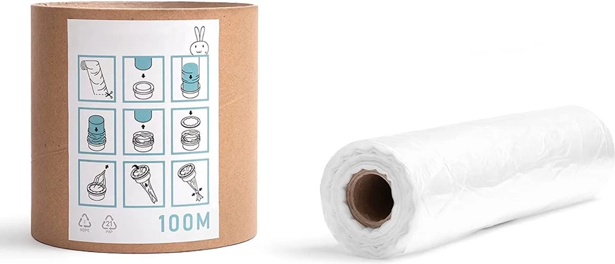 Wonix® - Luieremmers Navulling - Voor 8 Tommee Tippee Twist & Click, 10 Korbel, 14 Angelcare En Meer - 100m - Afbeelding 4