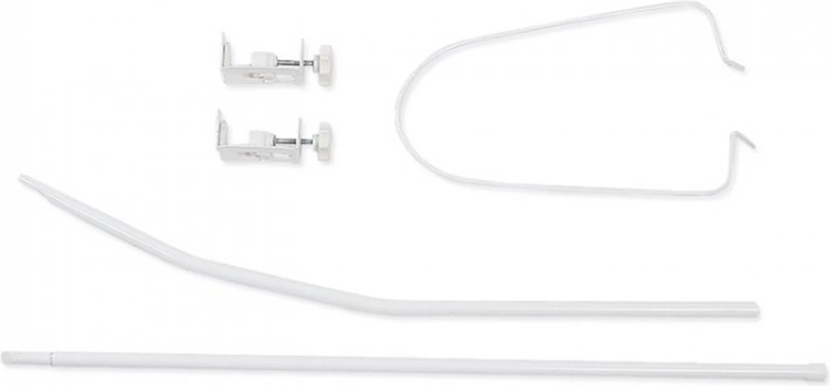 Jollein Sluier Vintage Leaf Green (incl Sluierstang) - Afbeelding 6