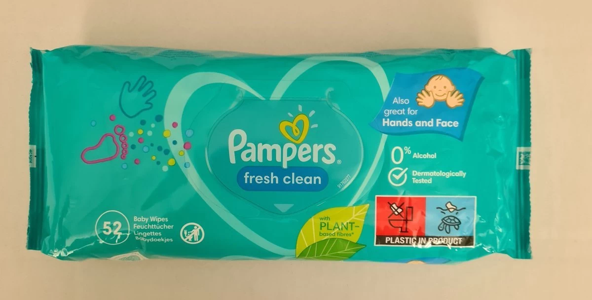 Pampers® Pampers - Baby Dry - Maat 3 - Mega Pack - 84 Luiers + Inbegrepen Pampers Doekje Fresh Clean 52 - Afbeelding 5