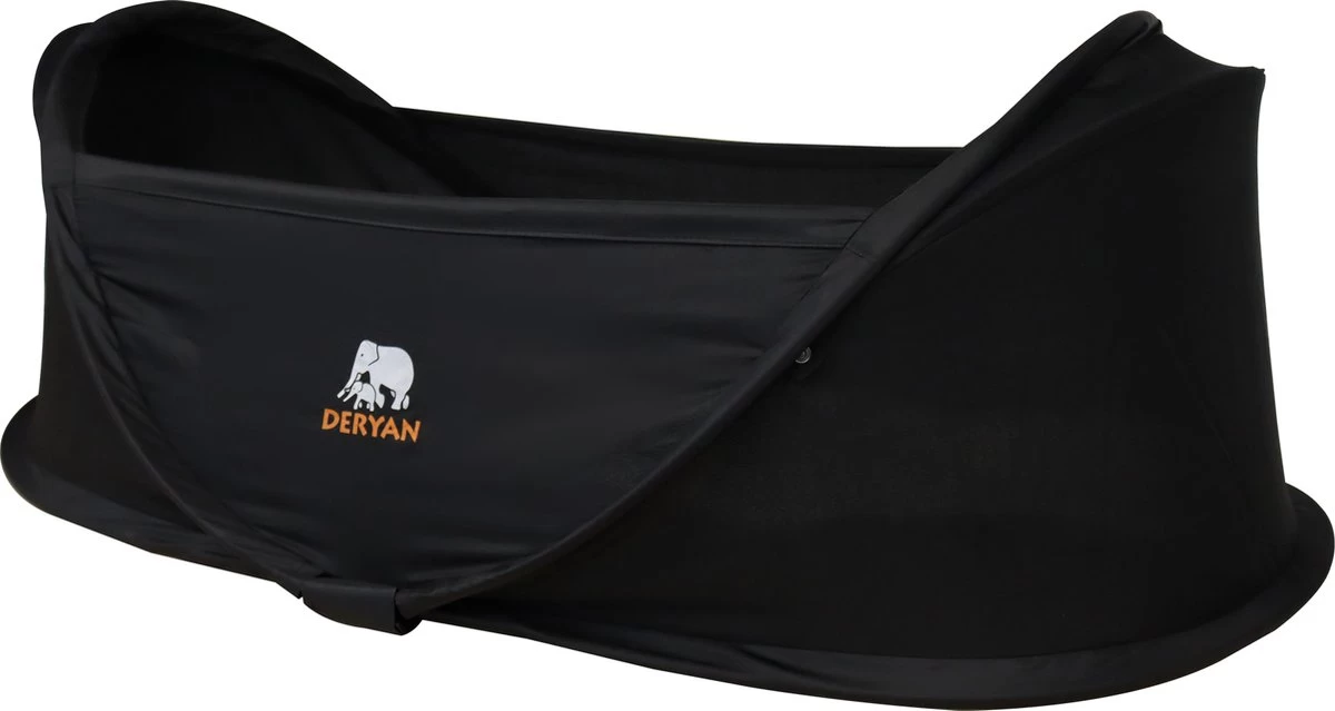 Deryan Infant BabyBox Campingbedje - Baby Klamboe - Zwart - Afbeelding 3