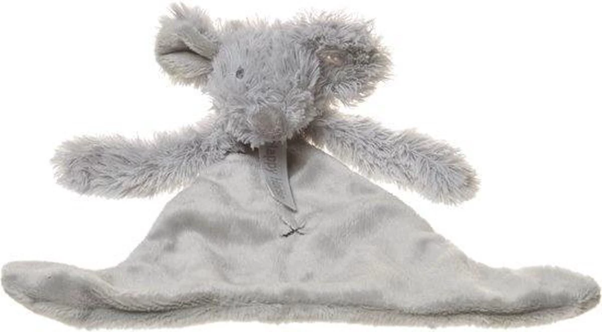 Happy Horse Muis Mindy Knuffeldoekje - Grijs - Baby Cadeau - Afbeelding 2