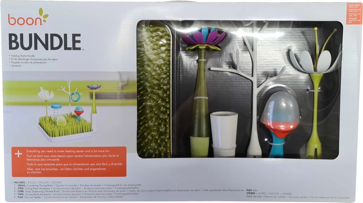 BOON Bundle Starterspakket Onderhoud Babyvoedingsartikelen - Flessenrek Met Accessoires - Afbeelding 7
