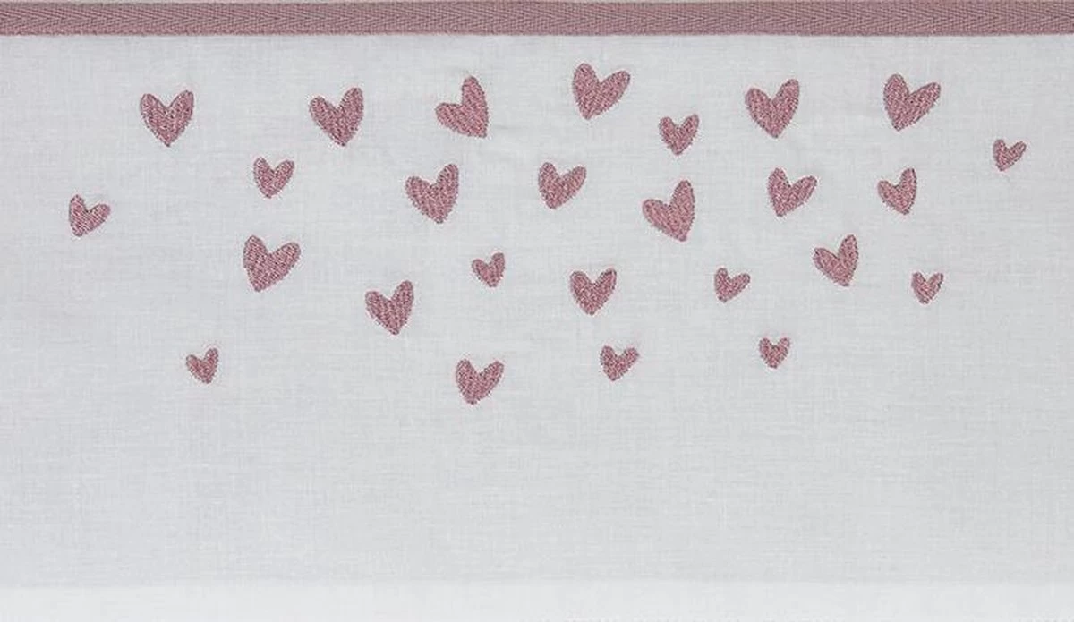 Meyco Hearts Ledikant Laken - Lilac - 100x150cm - Afbeelding 2