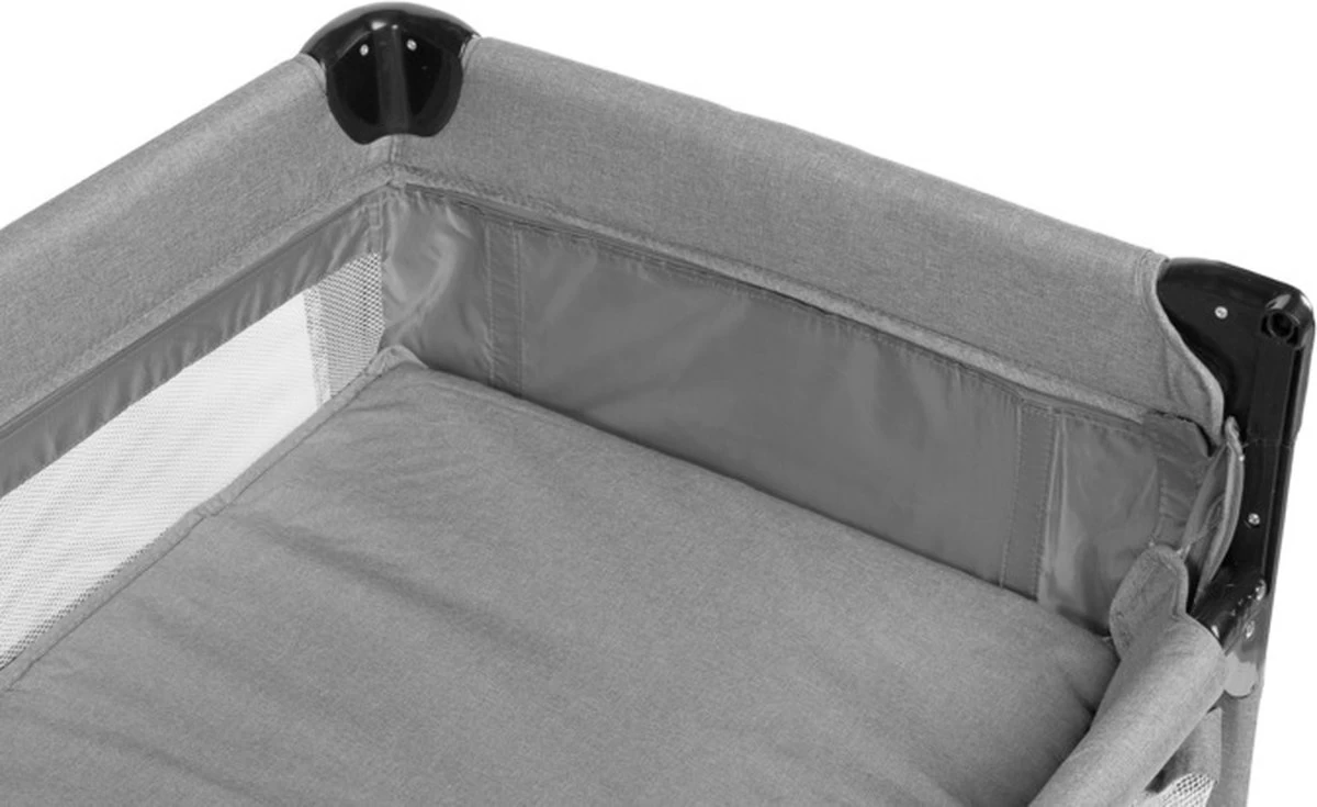 Caretero - Reisbedje Met Nachtkastje Esti Grijs - Afbeelding 6