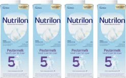 Nutrilon 5 Peutermelk Kant & Klaar - Van 2 Tot 3 Jaar - 4 X 1L