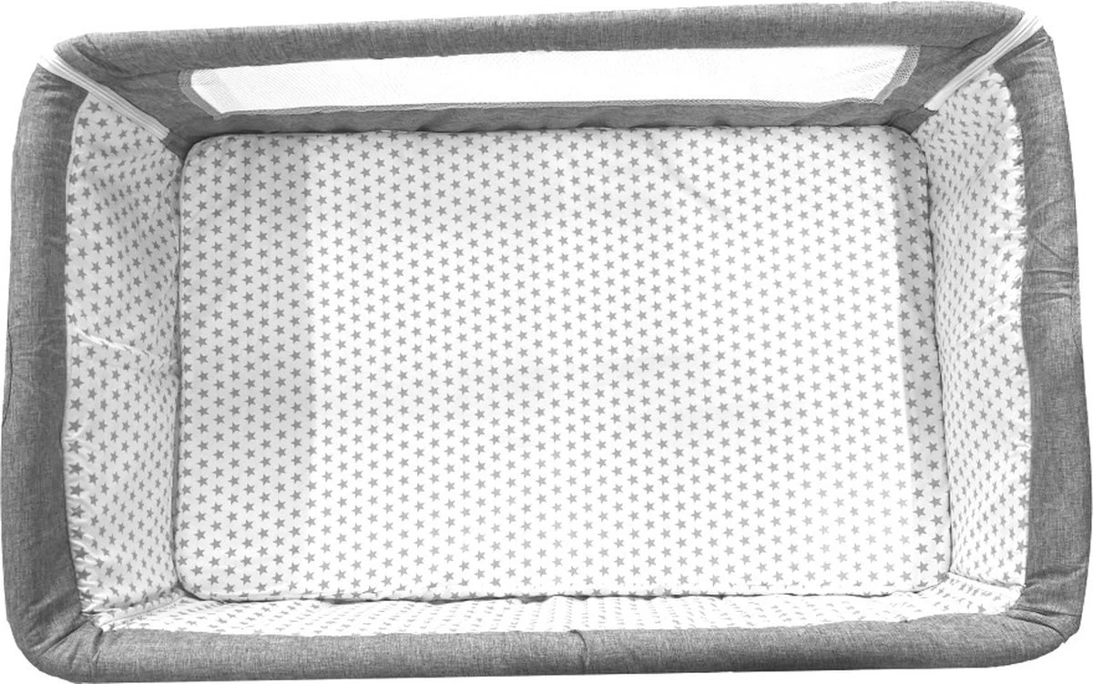 Eco Baby Sterren Grijs Wieg Aan Bed HC493084 - Afbeelding 6