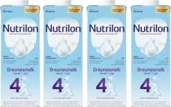 Nutrilon 4 Dreumesmelk Kant & Klaar - Vanaf 1 Jaar - 4 X 1L