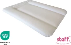 Steff - Aankleedkussen - 70x50 Cm - Wit - Met Kwaliteitslabel OEKO-TEX Standard 100